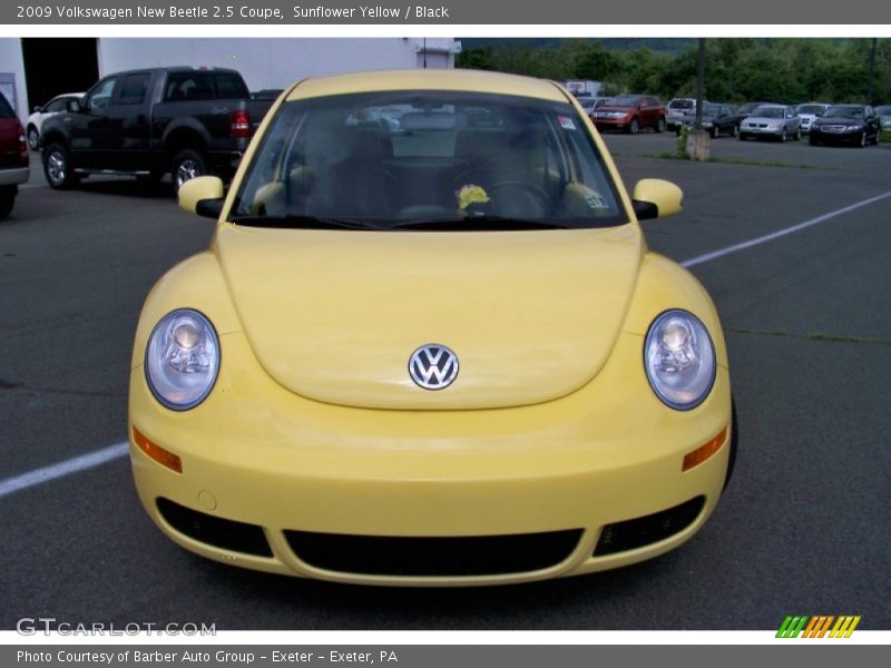 Sunflower Yellow / Black 2009 Volkswagen New Beetle 2.5 Coupe