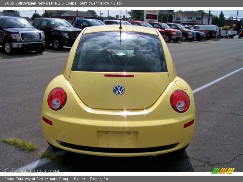 Sunflower Yellow / Black 2009 Volkswagen New Beetle 2.5 Coupe