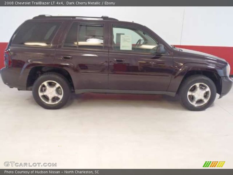 Dark Cherry Metallic / Ebony 2008 Chevrolet TrailBlazer LT 4x4