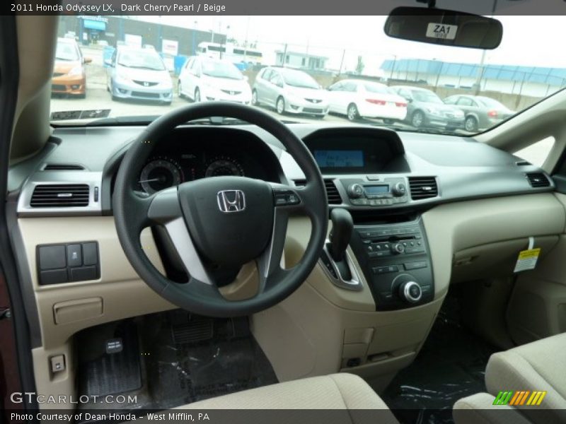 Dashboard of 2011 Odyssey LX