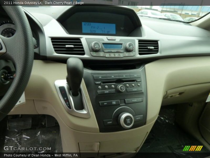 Controls of 2011 Odyssey LX