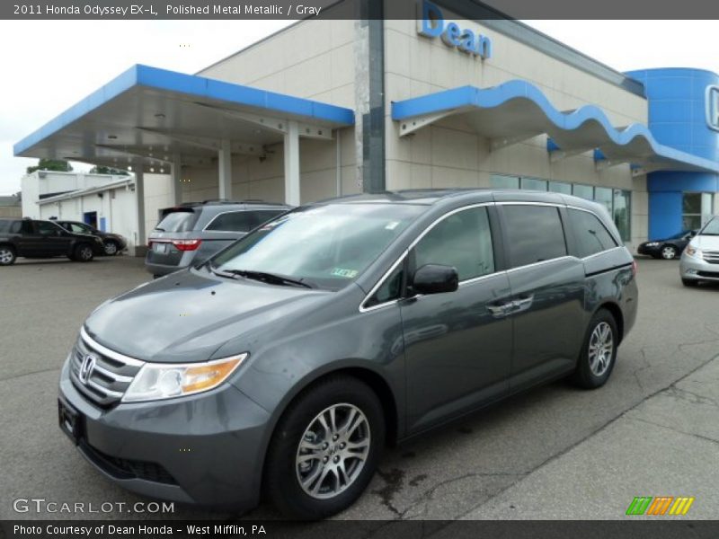 Polished Metal Metallic / Gray 2011 Honda Odyssey EX-L
