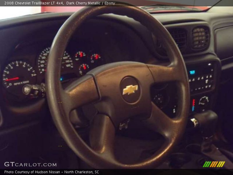Dark Cherry Metallic / Ebony 2008 Chevrolet TrailBlazer LT 4x4