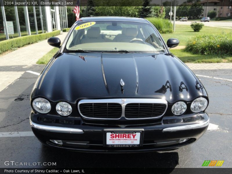 Ebony Black / Sand 2004 Jaguar XJ XJ8