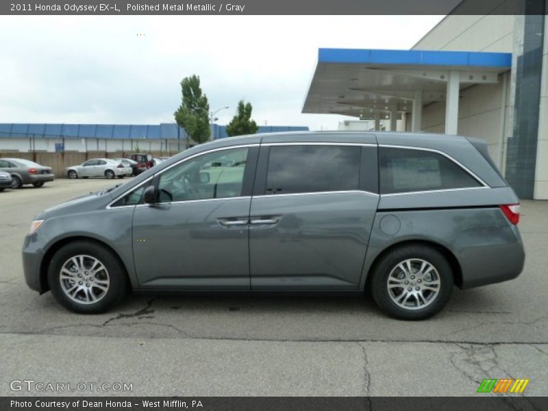 Polished Metal Metallic / Gray 2011 Honda Odyssey EX-L