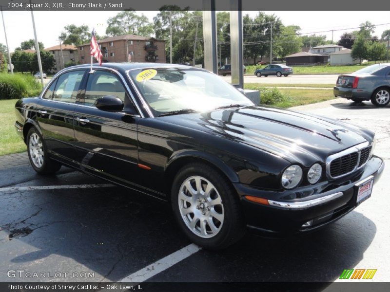 Ebony Black / Sand 2004 Jaguar XJ XJ8