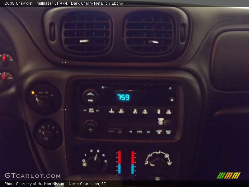 Dark Cherry Metallic / Ebony 2008 Chevrolet TrailBlazer LT 4x4