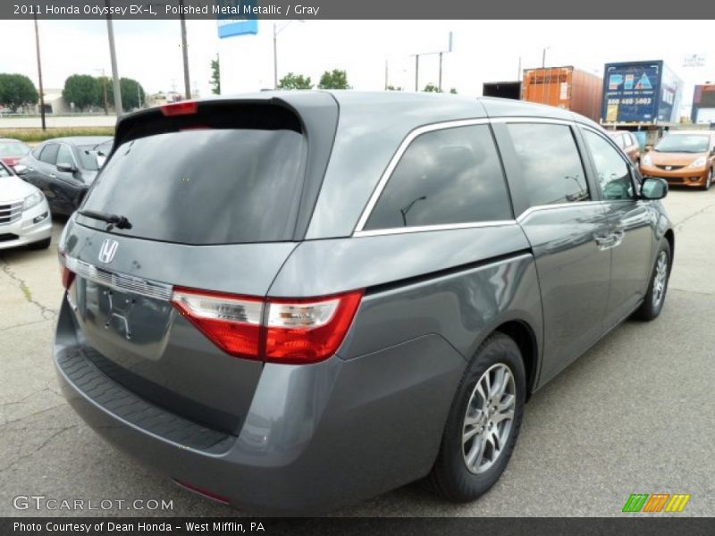 Polished Metal Metallic / Gray 2011 Honda Odyssey EX-L