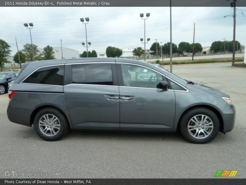 Polished Metal Metallic / Gray 2011 Honda Odyssey EX-L