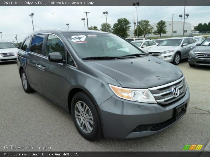 Polished Metal Metallic / Gray 2011 Honda Odyssey EX-L