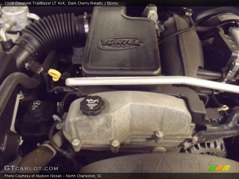 Dark Cherry Metallic / Ebony 2008 Chevrolet TrailBlazer LT 4x4
