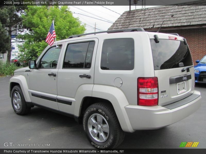 Light Graystone Pearl / Pastel Pebble Beige 2008 Jeep Liberty Sport 4x4