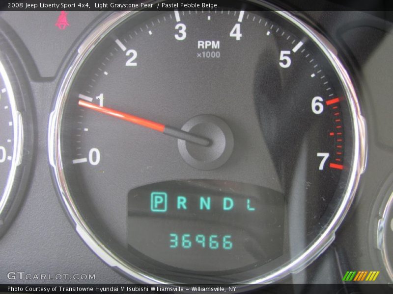 Light Graystone Pearl / Pastel Pebble Beige 2008 Jeep Liberty Sport 4x4