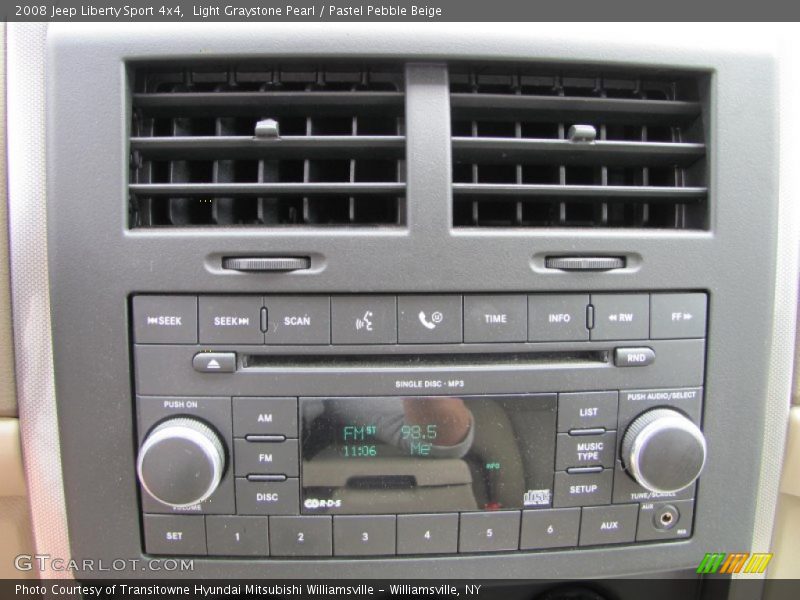 Light Graystone Pearl / Pastel Pebble Beige 2008 Jeep Liberty Sport 4x4