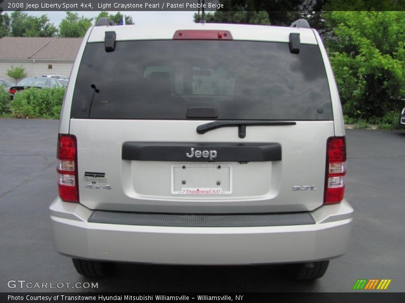 Light Graystone Pearl / Pastel Pebble Beige 2008 Jeep Liberty Sport 4x4