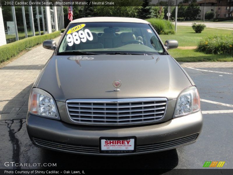 Bronzemist Metallic / Neutral Shale 2002 Cadillac DeVille Sedan