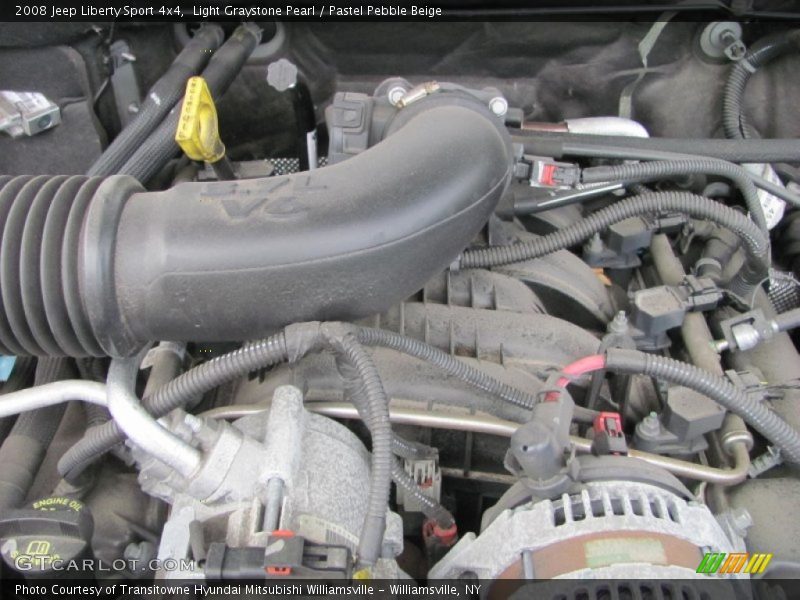 Light Graystone Pearl / Pastel Pebble Beige 2008 Jeep Liberty Sport 4x4
