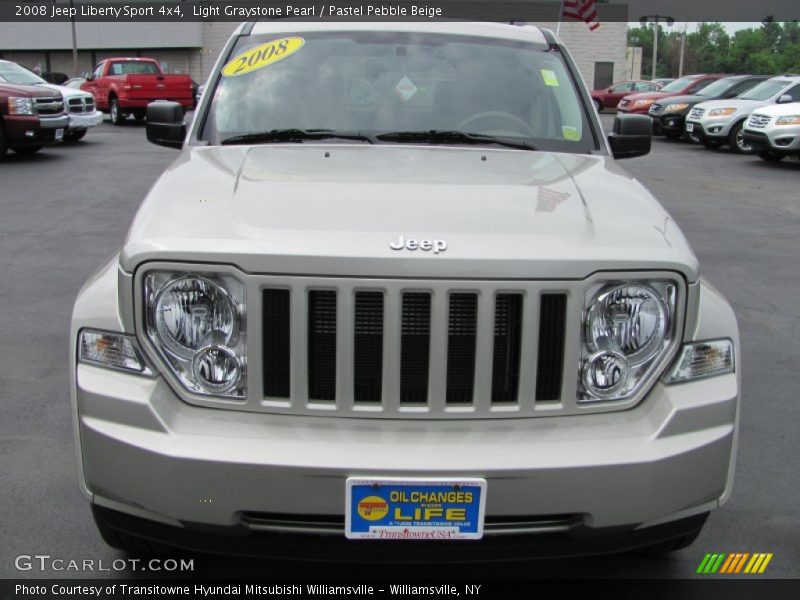 Light Graystone Pearl / Pastel Pebble Beige 2008 Jeep Liberty Sport 4x4