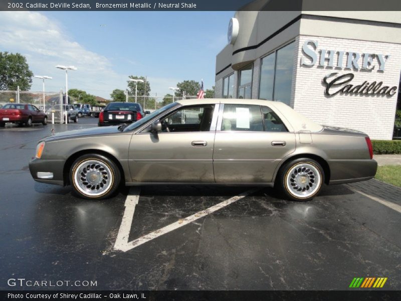 Bronzemist Metallic / Neutral Shale 2002 Cadillac DeVille Sedan