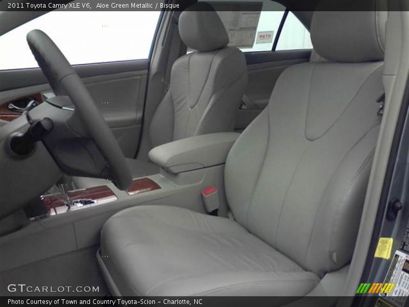 Aloe Green Metallic / Bisque 2011 Toyota Camry XLE V6