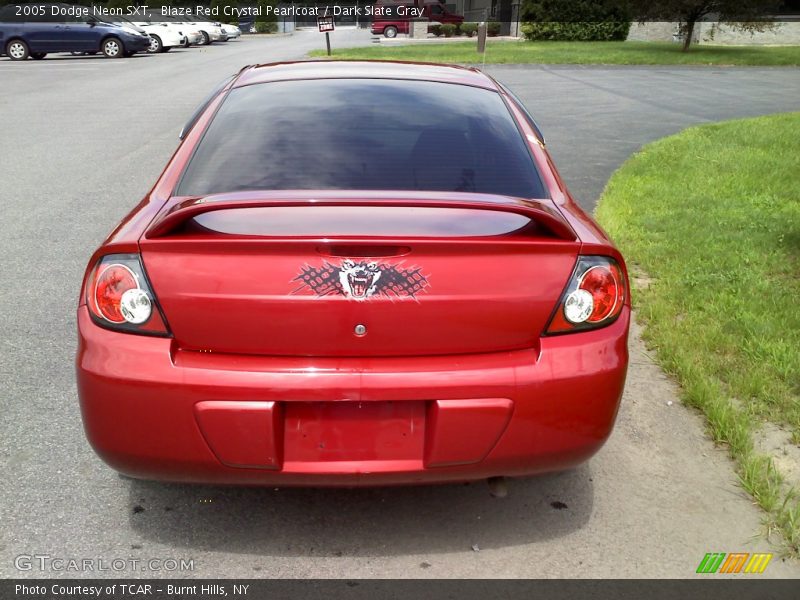 Blaze Red Crystal Pearlcoat / Dark Slate Gray 2005 Dodge Neon SXT