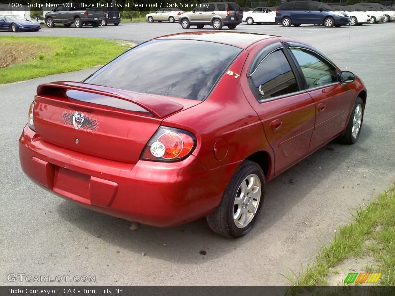 Blaze Red Crystal Pearlcoat / Dark Slate Gray 2005 Dodge Neon SXT