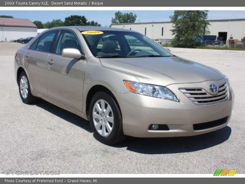 Desert Sand Metallic / Bisque 2009 Toyota Camry XLE