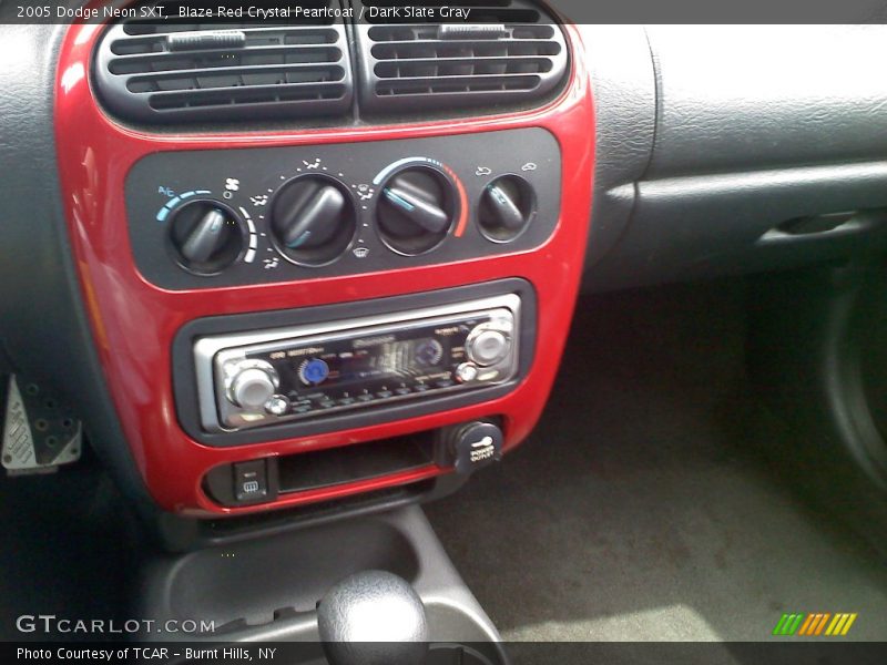 Blaze Red Crystal Pearlcoat / Dark Slate Gray 2005 Dodge Neon SXT
