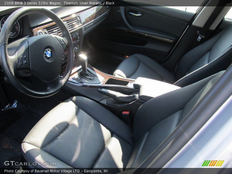  2008 3 Series 328xi Wagon Black Interior