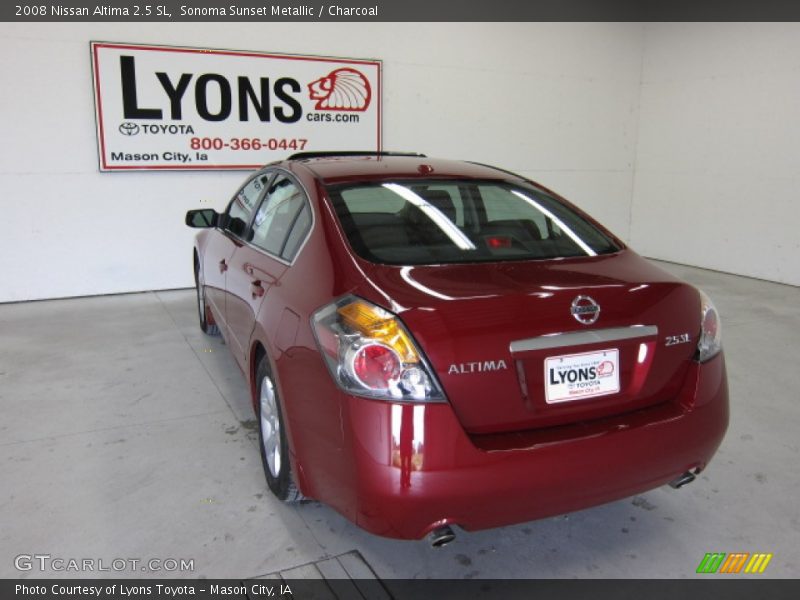 Sonoma Sunset Metallic / Charcoal 2008 Nissan Altima 2.5 SL