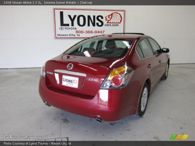 Sonoma Sunset Metallic / Charcoal 2008 Nissan Altima 2.5 SL