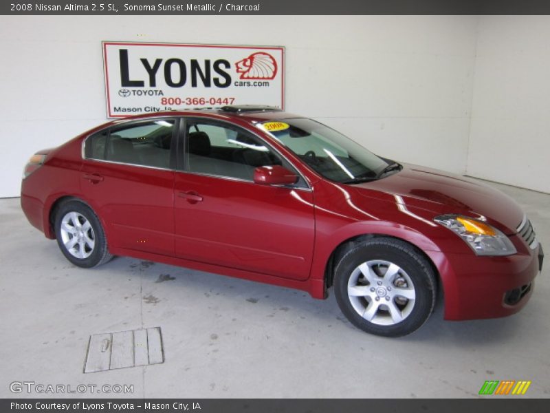 Sonoma Sunset Metallic / Charcoal 2008 Nissan Altima 2.5 SL