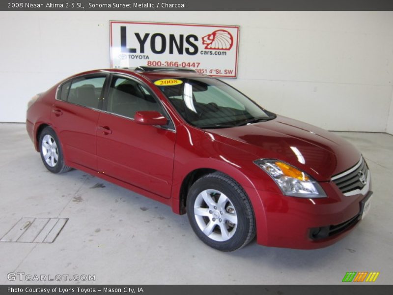 Sonoma Sunset Metallic / Charcoal 2008 Nissan Altima 2.5 SL