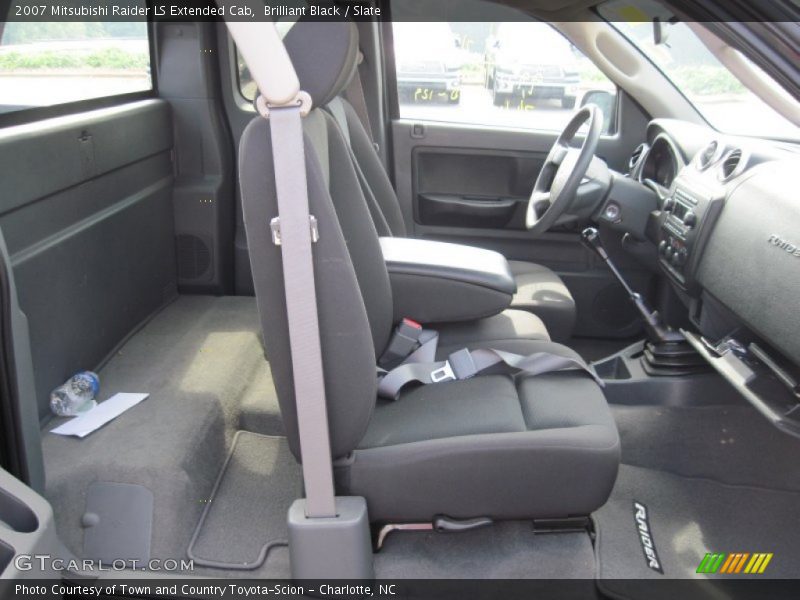 Brilliant Black / Slate 2007 Mitsubishi Raider LS Extended Cab