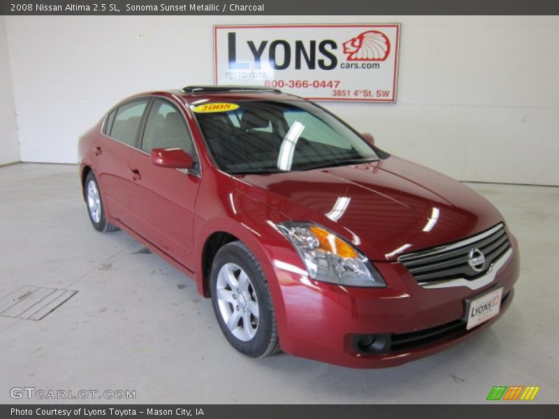 Sonoma Sunset Metallic / Charcoal 2008 Nissan Altima 2.5 SL