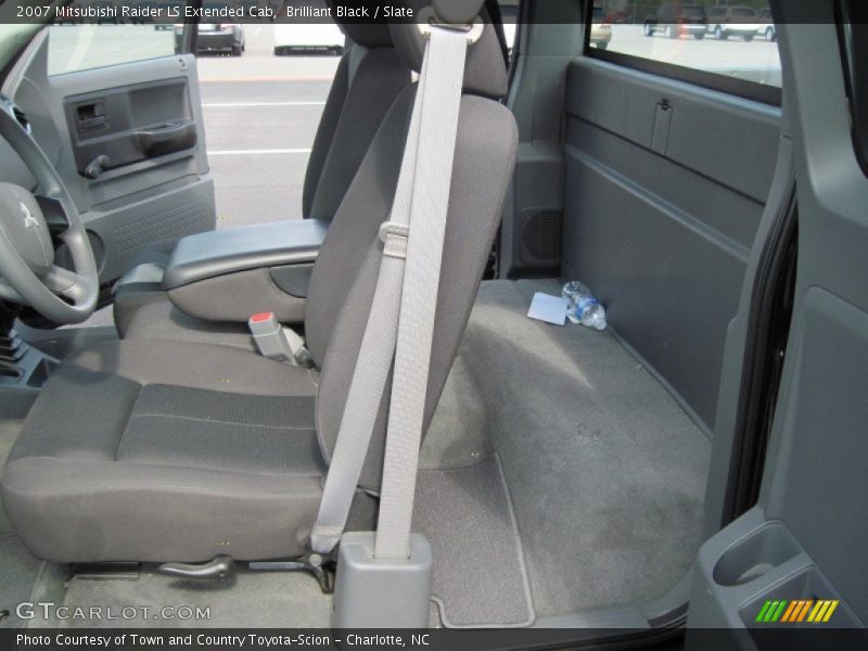 Brilliant Black / Slate 2007 Mitsubishi Raider LS Extended Cab