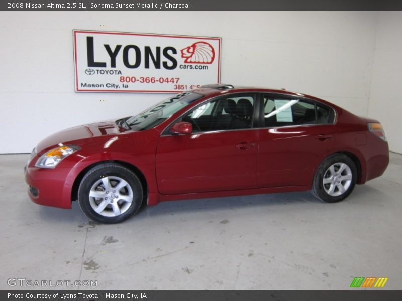 Sonoma Sunset Metallic / Charcoal 2008 Nissan Altima 2.5 SL