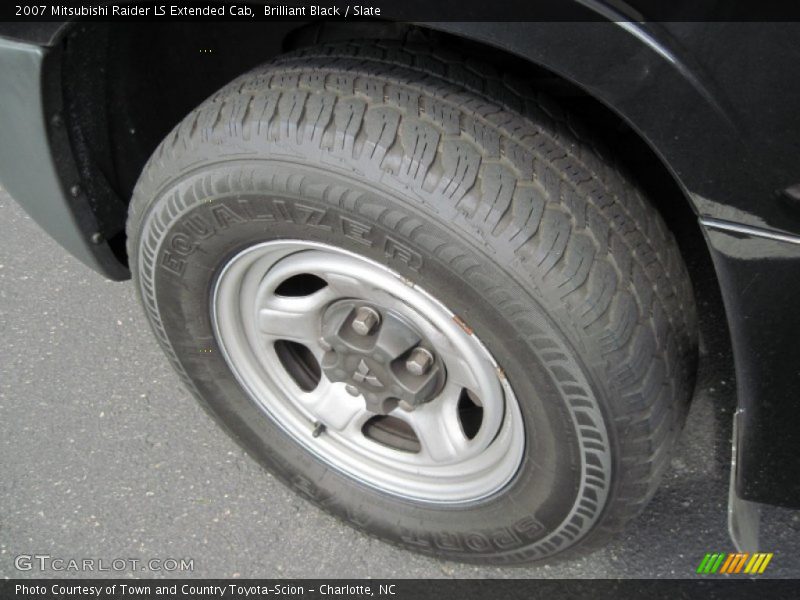 Brilliant Black / Slate 2007 Mitsubishi Raider LS Extended Cab