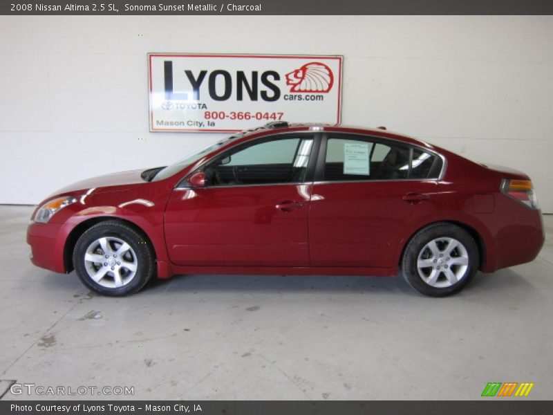 Sonoma Sunset Metallic / Charcoal 2008 Nissan Altima 2.5 SL