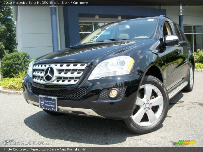 Black / Cashmere 2010 Mercedes-Benz ML 350 4Matic