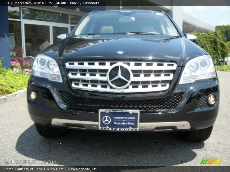 Black / Cashmere 2010 Mercedes-Benz ML 350 4Matic
