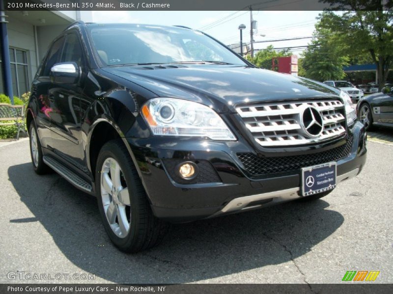 Black / Cashmere 2010 Mercedes-Benz ML 350 4Matic