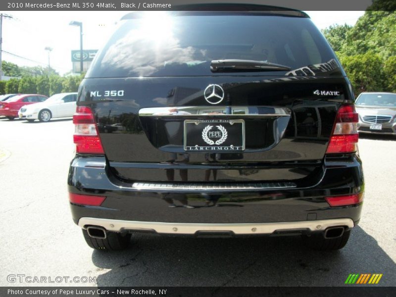 Black / Cashmere 2010 Mercedes-Benz ML 350 4Matic