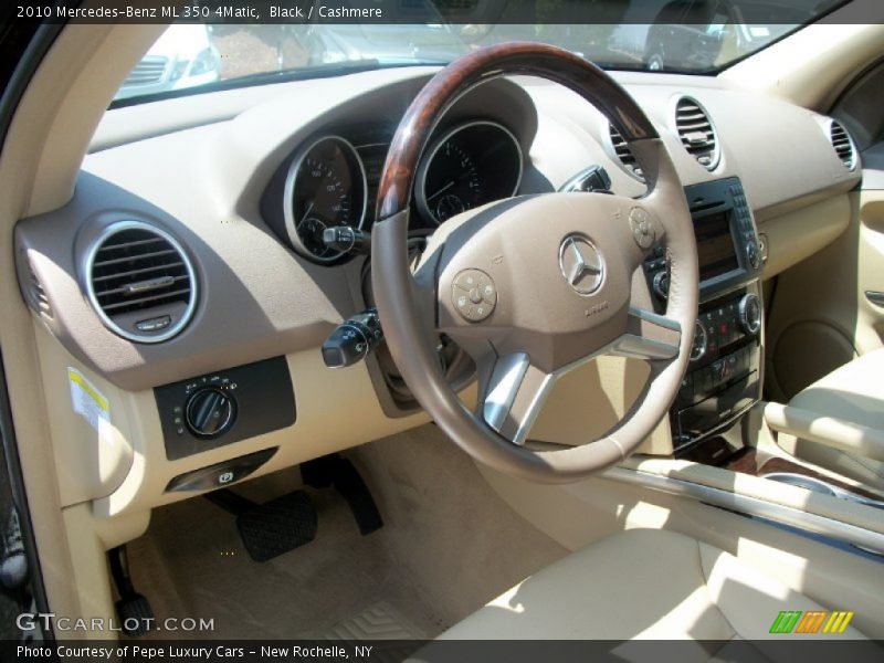 Black / Cashmere 2010 Mercedes-Benz ML 350 4Matic