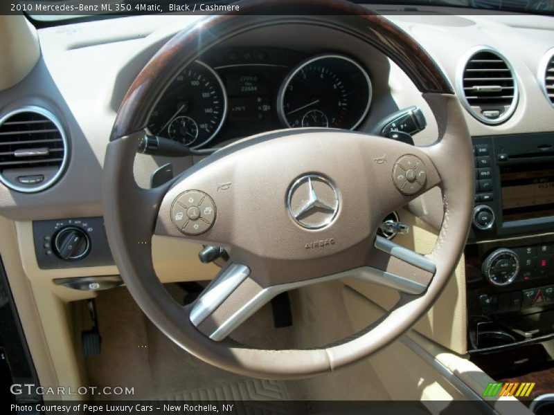Black / Cashmere 2010 Mercedes-Benz ML 350 4Matic
