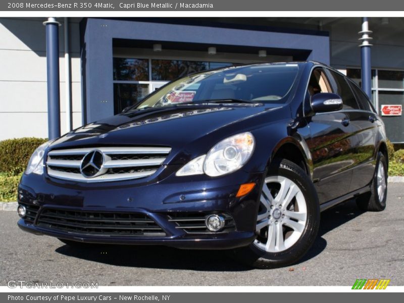 Capri Blue Metallic / Macadamia 2008 Mercedes-Benz R 350 4Matic
