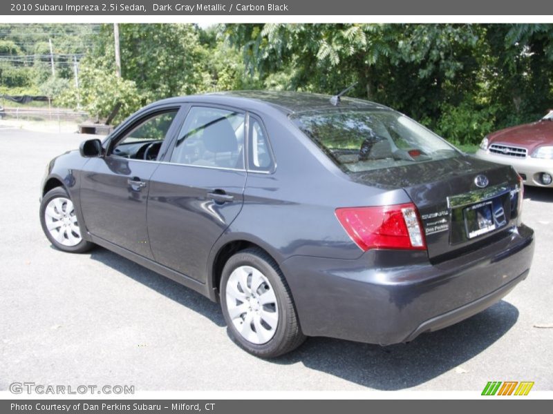 Dark Gray Metallic / Carbon Black 2010 Subaru Impreza 2.5i Sedan