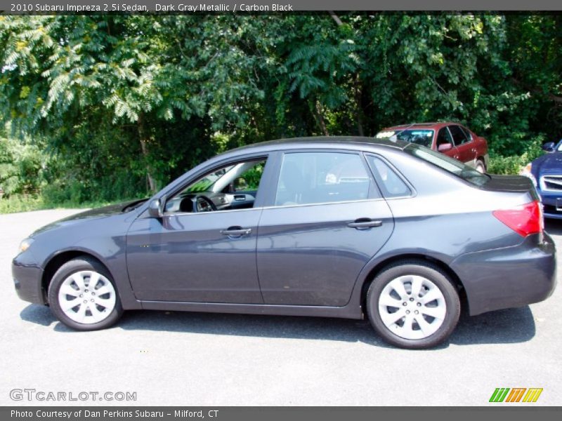 Dark Gray Metallic / Carbon Black 2010 Subaru Impreza 2.5i Sedan