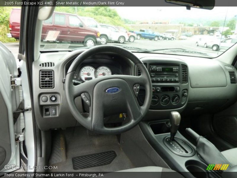Silver Metallic / Medium/Dark Flint Grey 2005 Ford Escape XLS 4WD