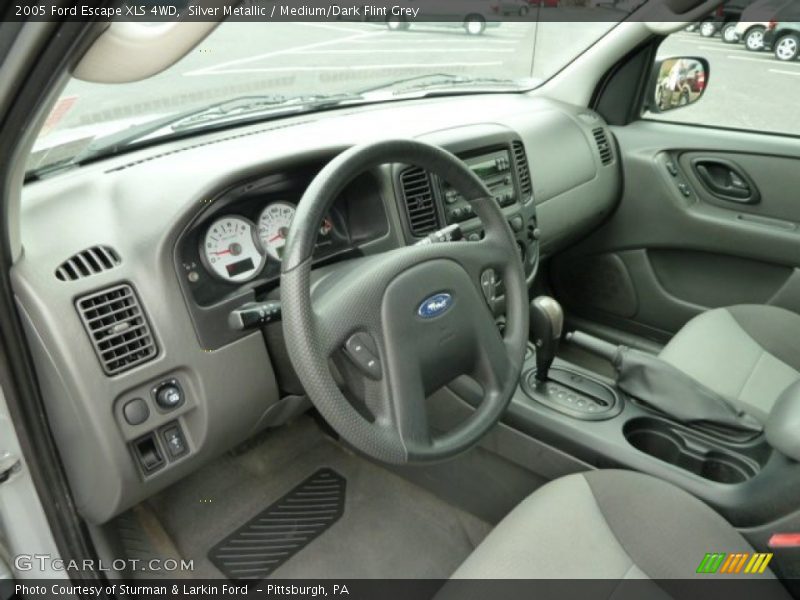 Silver Metallic / Medium/Dark Flint Grey 2005 Ford Escape XLS 4WD